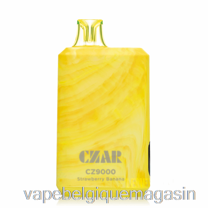 Vape Belgique Czar Cz9000 Jetable Fraise Banane